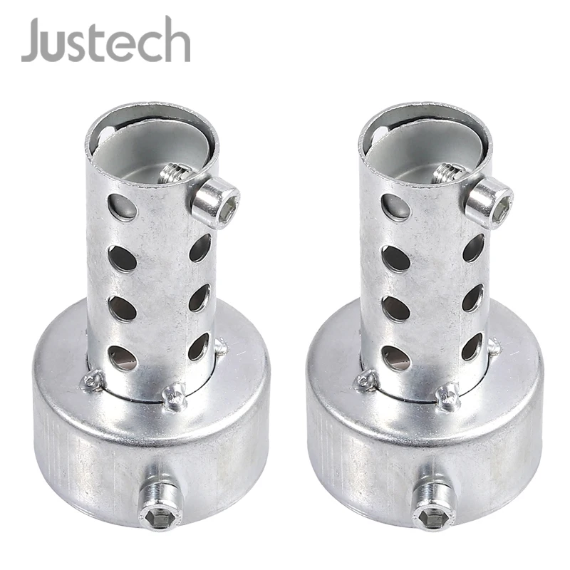 Justech 2Pcs 48mm Motorcycle Exhaust Pipe Muffler Baffle DB Killer Noise Sound Eliminator Angled Silencer Universal 48mm Short
Justech 2Pcs 48mm Motorcycle Exhaust Pipe Muffler Baffle DB Killer Noise Sound Eliminator Angled Silencer Universal 48mm Short