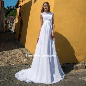 Elegant Beach Wedding Dress With Lace-up Back Chiffon Bridal Gown Customized Boho Robe Mariage Vestido De Novia Undefined India
Elegant Beach Wedding Dress With Lace-up Back Chiffon Bridal Gown Customized Boho Robe Mariage Vestido De Novia Undefined India