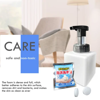 Portable Hand Sanitizer Liquid Soap Detergent Dispenser Effervescent Tablet for Household Bedroom Cleaning Ornament 
Portable Hand Sanitizer Liquid Soap Detergent Dispenser Effervescent Tablet for Household Bedroom Cleaning Ornament