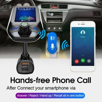 Bluetooth 5.0 FM Transmitter Car Modulator Voiture MP3 Radio Player Receiver Double USB Charger QC3.0 Lossless Music
Bluetooth 5.0 FM Transmitter Car Modulator Voiture MP3 Radio Player Receiver Double USB Charger QC3.0 Lossless Music