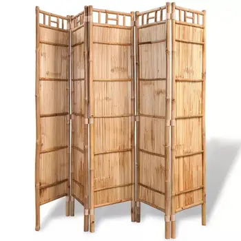 【USA Warehouse】5-Panel Room Divider Bamboo 78.7"x63"
【USA Warehouse】5-Panel Room Divider Bamboo 78.7"x63"