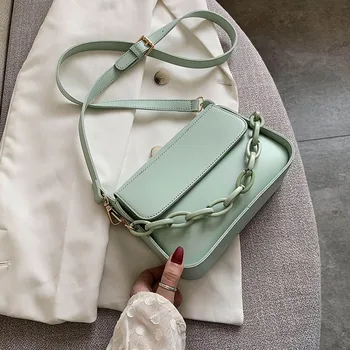 Solid Color Small PU Leather Crossbody Bags for Women 2020 Summer Chain Designer Lady Travel Shoulder Messenger Handbags
Solid Color Small PU Leather Crossbody Bags for Women 2020 Summer Chain Designer Lady Travel Shoulder Messenger Handbags