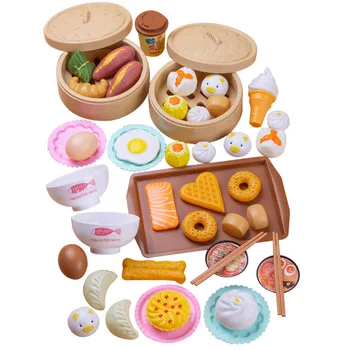 46pcs/1 Set Creative Kid Cooking Toys Funny Fake Steamed Buns Steamer Toys Kitchen Toys for Girl Boy (Colorful)
46pcs/1 Set Creative Kid Cooking Toys Funny Fake Steamed Buns Steamer Toys Kitchen Toys for Girl Boy (Colorful)