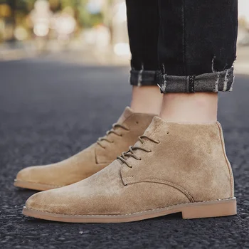 2019 Hot Sale Men Casual Boots Mid-Top Suede Boots For Men Big Size 39-46 Fashion Casual Boots Cheap Casual Men Flats Shoes
2019 Hot Sale Men Casual Boots Mid-Top Suede Boots For Men Big Size 39-46 Fashion Casual Boots Cheap Casual Men Flats Shoes