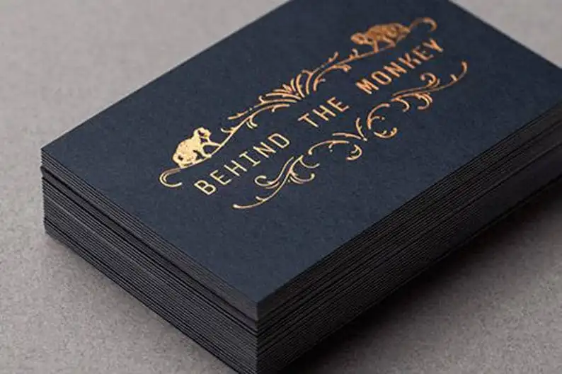 200 Pcs Business Cards custom black matte - gold silver rose gold copper metallic foil stamped personalized hangtags
200 Pcs Business Cards custom black matte - gold silver rose gold copper metallic foil stamped personalized hangtags