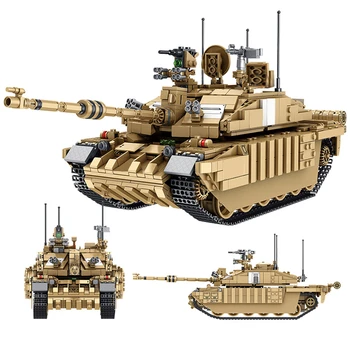 632008 Military Technology Challenger 2 Main Battle Tank Model 1687Pcs Building Blocks Children's Educational Toy Gift
632008 Military Technology Challenger 2 Main Battle Tank Model 1687Pcs Building Blocks Children's Educational Toy Gift