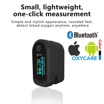 Medical Portable Bluetooth For IOS Android system Finger Pulse Oximeter blood oxygen Heart Rate Saturation Meter OLED display
Medical Portable Bluetooth For IOS Android system Finger Pulse Oximeter blood oxygen Heart Rate Saturation Meter OLED display