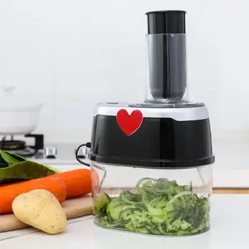 Electric Multifunctional Vegetable Cutter Stainless Steel Chopper Blades Kitchen Tool Spiral Vegetable Cutter Salad Maker
Electric Multifunctional Vegetable Cutter Stainless Steel Chopper Blades Kitchen Tool Spiral Vegetable Cutter Salad Maker