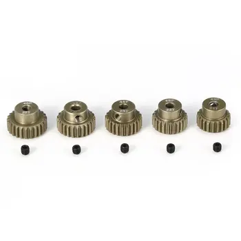 Surpass-hobby 48DP 5Pcs 3.175mm 21T 22T 23T 24T 25T Metal Pinion Motor Gear Combo Set for 1/10 RC Car Brushed Brushless Motor
Surpass-hobby 48DP 5Pcs 3.175mm 21T 22T 23T 24T 25T Metal Pinion Motor Gear Combo Set for 1/10 RC Car Brushed Brushless Motor