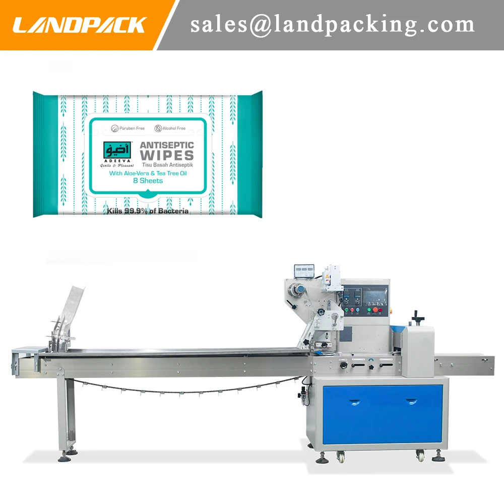 Automatic Wipes Horizontal Flow Wrap Machine Cosmetic Paper Towel Packaging Machine
Automatic Wipes Horizontal Flow Wrap Machine Cosmetic Paper Towel Packaging Machine