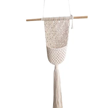 17X67cm Creative Hanging Tapestry Bohemian Tassel Tapestry Weaving Flowerpot Net Bag Green Plant Hanging Basket Hanger Wall Flow
17X67cm Creative Hanging Tapestry Bohemian Tassel Tapestry Weaving Flowerpot Net Bag Green Plant Hanging Basket Hanger Wall Flow