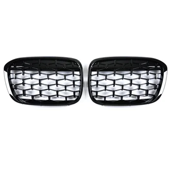 For BMW X1 F48 F49 2016-2019 Diamond Grille Meteor Style Front Bumper Grill Car Styling
For BMW X1 F48 F49 2016-2019 Diamond Grille Meteor Style Front Bumper Grill Car Styling