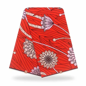 6 Yards African Wax Fabrics 100% Cotton Material Printed Real Floral Ankara Kitenge Fabric In Red YBGSW-44
6 Yards African Wax Fabrics 100% Cotton Material Printed Real Floral Ankara Kitenge Fabric In Red YBGSW-44