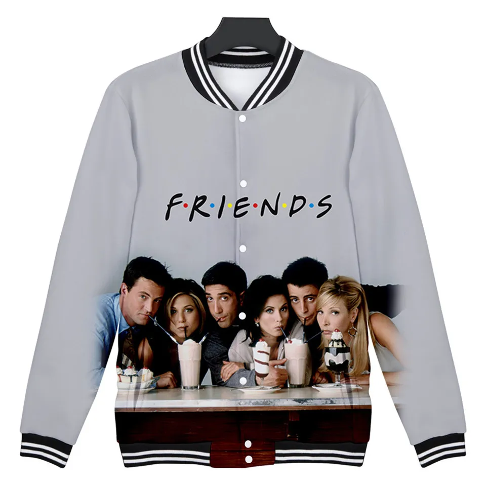 FRIENDS TV Show 3D Printed Jacket Uniform Coat Autumn Winter Hoodies Sweatshirt Harajuku fashion Tracksuit Moletom Masculino
FRIENDS TV Show 3D Printed Jacket Uniform Coat Autumn Winter Hoodies Sweatshirt Harajuku fashion Tracksuit Moletom Masculino