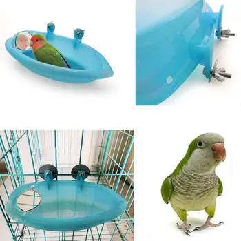 New Style Bird Toys Parrot Bathtub with Mirror Best for Small Bird and Small Parrot Bath Cleaning Supplies Hot Sale
New Style Bird Toys Parrot Bathtub with Mirror Best for Small Bird and Small Parrot Bath Cleaning Supplies Hot Sale