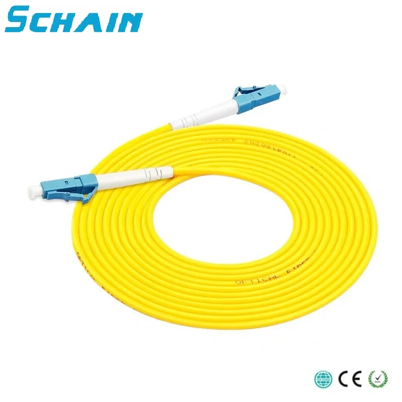 LC to LC patchcord Simplex Single Mode G657A Fiber Optic Patch Cord LC/UPC to LC/UPC 2.0mm PVC Jacket FTTH Fiber Optic Jumper
LC to LC patchcord Simplex Single Mode G657A Fiber Optic Patch Cord LC/UPC to LC/UPC 2.0mm PVC Jacket FTTH Fiber Optic Jumper