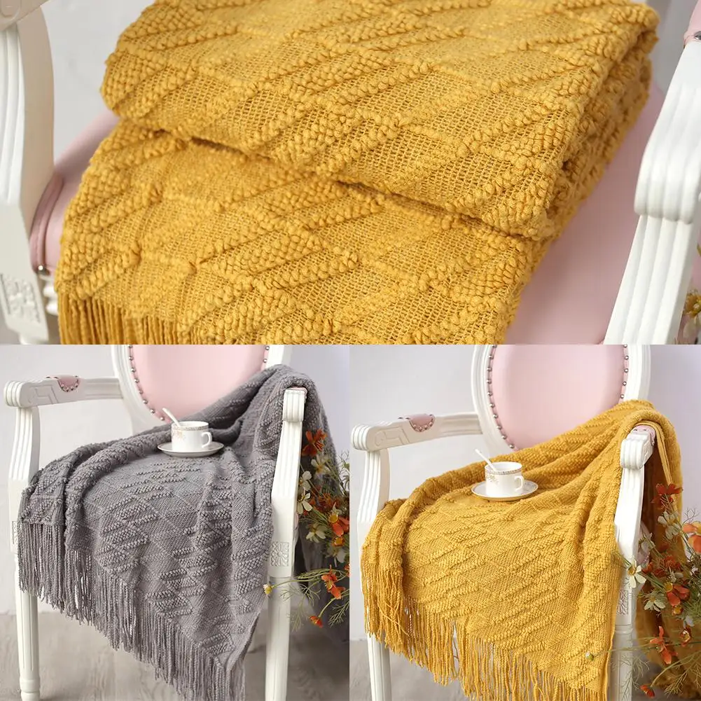 Tassel Shawl Blanket Knitted Sofa Shawl Blanket Simple Style Lunch Shawl Blanket Muffler Blanke Hotel Office Shawl Blanket
Tassel Shawl Blanket Knitted Sofa Shawl Blanket Simple Style Lunch Shawl Blanket Muffler Blanke Hotel Office Shawl Blanket