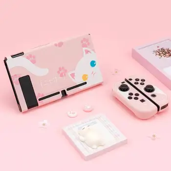 Cute Pink Cat PC Protective Case Cover Shell Set For Nintendo Switch NS Joy-Con Controller Case cover Switch Console Accessories
Cute Pink Cat PC Protective Case Cover Shell Set For Nintendo Switch NS Joy-Con Controller Case cover Switch Console Accessories
