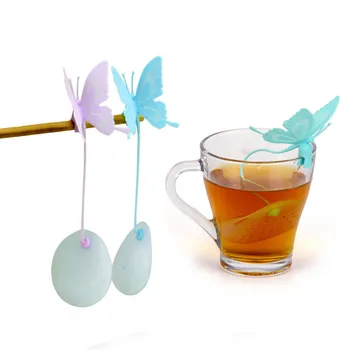 TTLIFE Butterfly Shape Tea Strainer Kitchen Supplies Non-toxic Resuable Silicone Tea Infuser Tea Bag Teapot
TTLIFE Butterfly Shape Tea Strainer Kitchen Supplies Non-toxic Resuable Silicone Tea Infuser Tea Bag Teapot