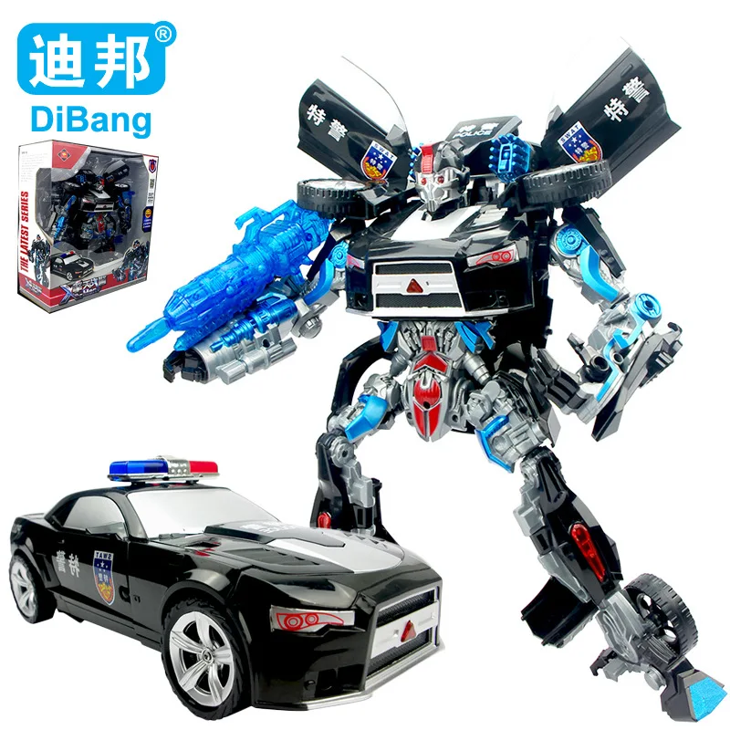 

Dibang-Children Transformation Toy Jingang 5 Robot Models Police Car Hornets Giant Cops Boy Toy Model