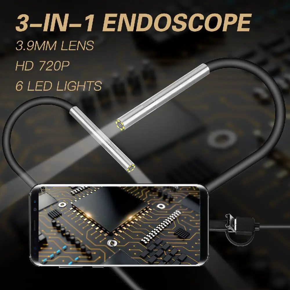TWISTER.CK AN100 Rigid Line Endoscope Camera Flexible IP67 Waterproof Inspection Borescope Camera
TWISTER.CK AN100 Rigid Line Endoscope Camera Flexible IP67 Waterproof Inspection Borescope Camera