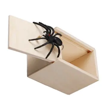 1 pcs Scare Box Wooden Prank Trick Scaring Toy Spider Worm Gag Toys Practical Joke April Fool's Day gift Wholesale
1 pcs Scare Box Wooden Prank Trick Scaring Toy Spider Worm Gag Toys Practical Joke April Fool's Day gift Wholesale