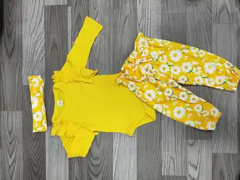 2020 autumn new style solid color pure cotton pit strip flying sleeve romper + printed pattern trousers + pattern headscarf set
2020 autumn new style solid color pure cotton pit strip flying sleeve romper + printed pattern trousers + pattern headscarf set