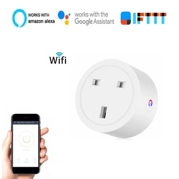 Wifi Socket UK Smart Plug Timer Remote Control Power WI-FI Switch 16A Alexa Google Home IFTTT Wireless Outlet Adapter
Wifi Socket UK Smart Plug Timer Remote Control Power WI-FI Switch 16A Alexa Google Home IFTTT Wireless Outlet Adapter