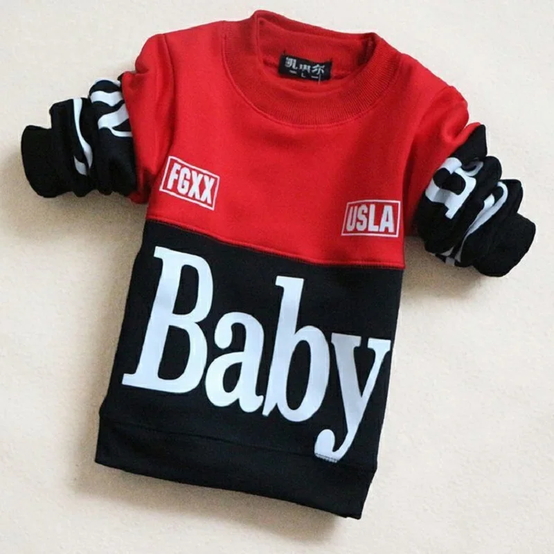 Baby Boys 2021 Cotton Tops Children's Clothing T-Shirt Autumn Winter Hoodie Shirt Long Sleeve Clothes Kids Letter For 4-12 Years
Baby Boys 2021 Cotton Tops Children's Clothing T-Shirt Autumn Winter Hoodie Shirt Long Sleeve Clothes Kids Letter For 4-12 Years