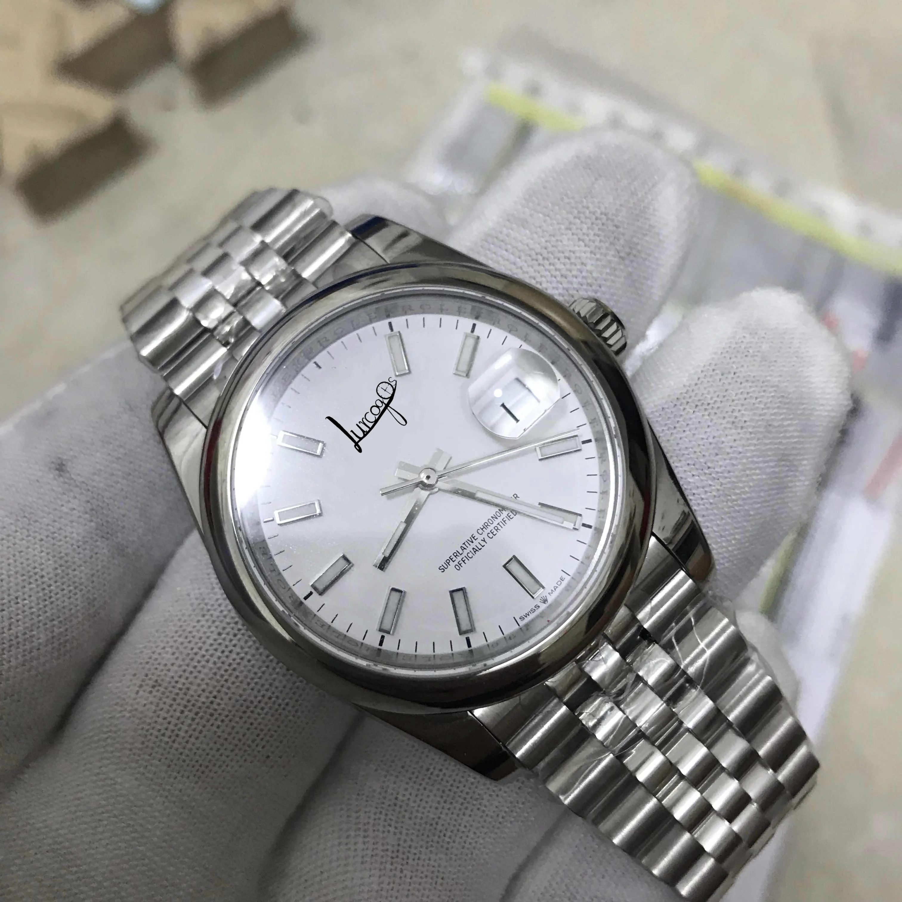 2020 white dial AAA watch Men luxury automatic mechanical luxury Watches date-just AAA U1 factory
2020 white dial AAA watch Men luxury automatic mechanical luxury Watches date-just AAA U1 factory