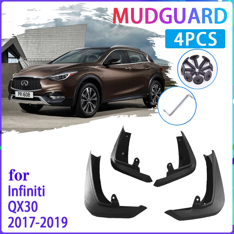 4 PCS Car MudFlaps for Infiniti QX30 2017 2018 2019 Mudguard Splash Guards Fender Auto Accessories
4 PCS Car MudFlaps for Infiniti QX30 2017 2018 2019 Mudguard Splash Guards Fender Auto Accessories