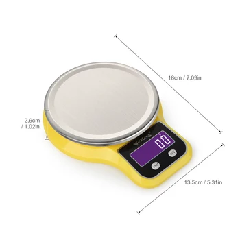 Hot Weighing Kitchen Scale LCD Mini Electronic Stainless Platform Digital Food Scale bascula cocina with Weighing Bowl g/oz/lb
Hot Weighing Kitchen Scale LCD Mini Electronic Stainless Platform Digital Food Scale bascula cocina with Weighing Bowl g/oz/lb