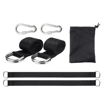 Heavy Duty Swing Straps Set High Strength Durable Polyester Hanging Hammock Straps with Carabiners Storage Bag JS22
Heavy Duty Swing Straps Set High Strength Durable Polyester Hanging Hammock Straps with Carabiners Storage Bag JS22