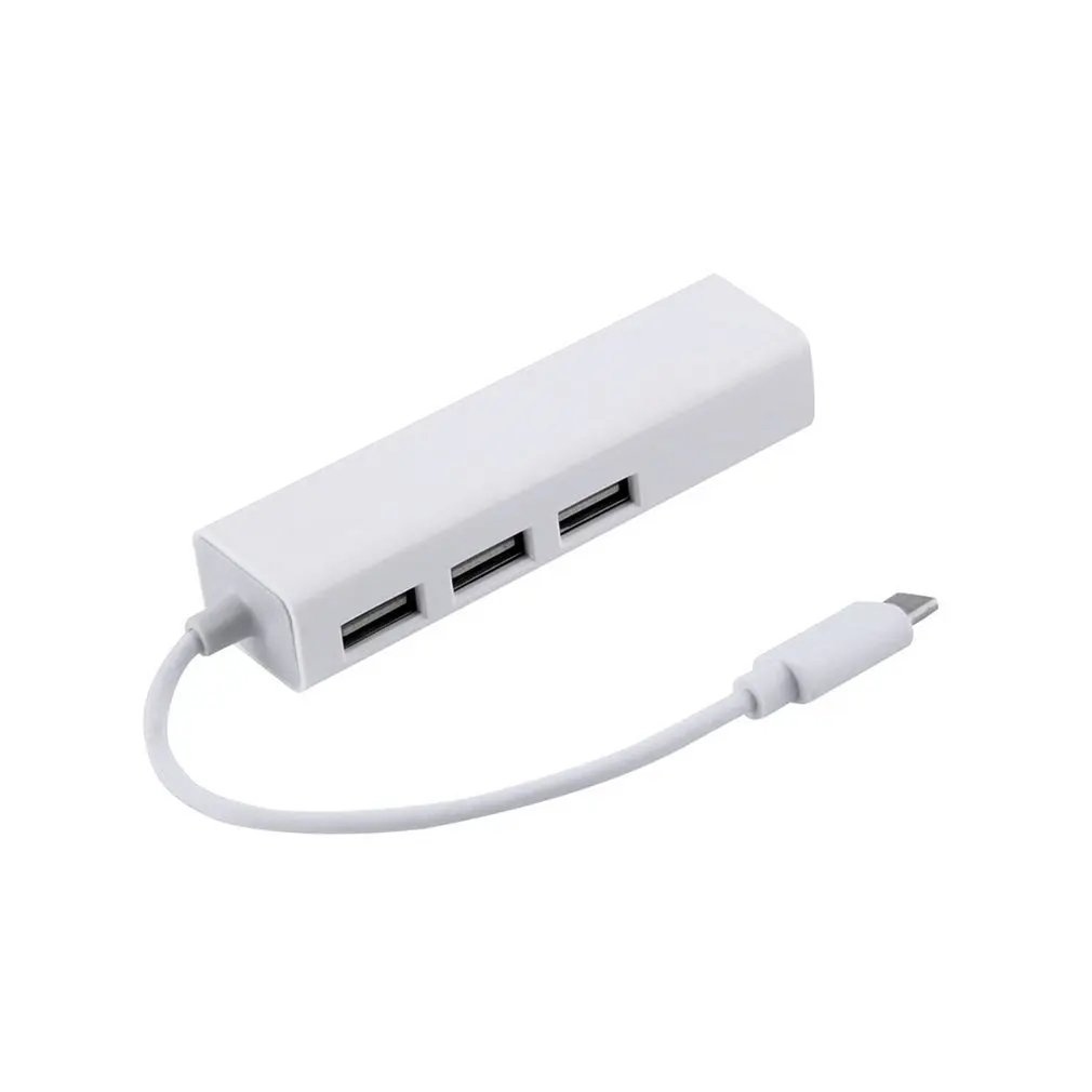 High Qulaity USB 3.1 Type C USB-C Multiple 3 Ports Hub with Ethernet Network LAN Adapter White Noenname_null Stock 14cm
High Qulaity USB 3.1 Type C USB-C Multiple 3 Ports Hub with Ethernet Network LAN Adapter White Noenname_null Stock 14cm