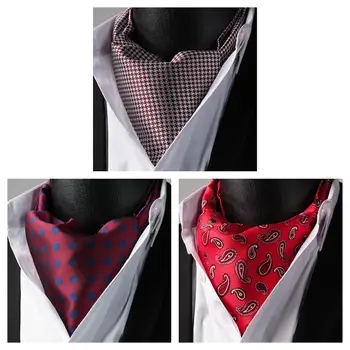 Wedding Party HISDERN Paisley Flora Plaid Ascot Cravat Woven Classic Men's Necktie 3 pack
Wedding Party HISDERN Paisley Flora Plaid Ascot Cravat Woven Classic Men's Necktie 3 pack