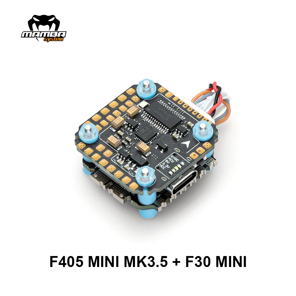 Diatone MAMBA Stack Basic F405 Mini MK3.5 30A 5S 8Bit Flight Controller F4 FC ESC Electronico Speed 20MM/M2 | Игрушки и хобби