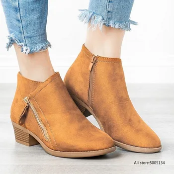 Litthing Women Shoes Retro Mid Heel Ankle Boots 2019 Spring Female Block Heels Casual Botas Mujer Booties Feminina
Litthing Women Shoes Retro Mid Heel Ankle Boots 2019 Spring Female Block Heels Casual Botas Mujer Booties Feminina