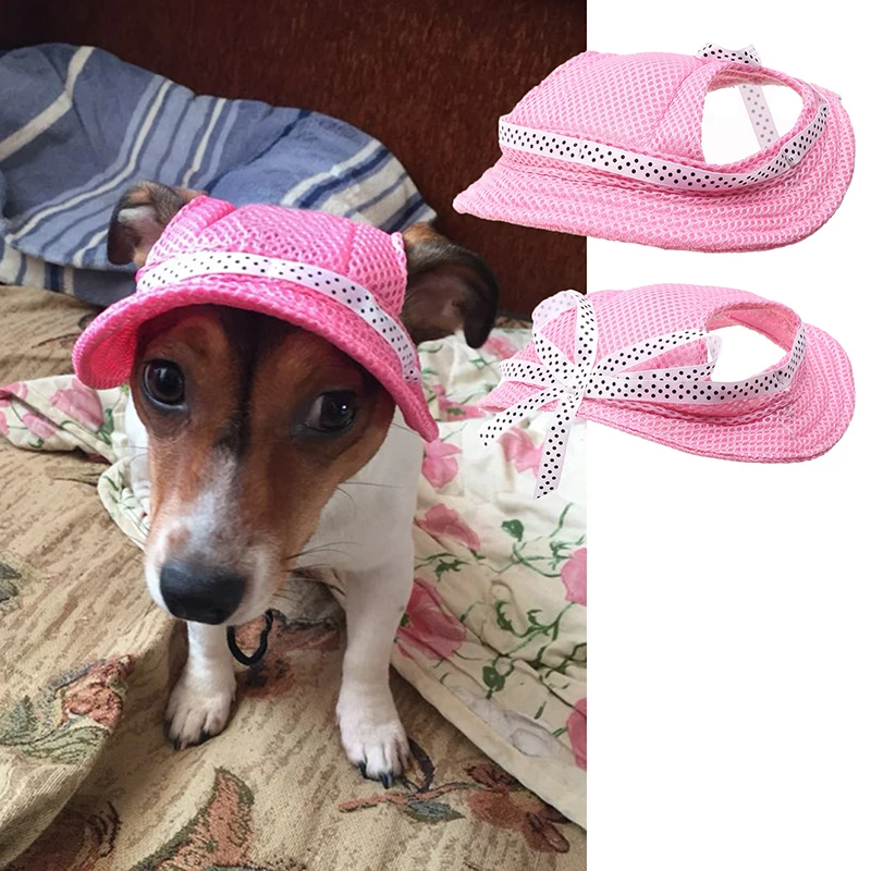 Cute Summer Hat With Bow Tie For Dogs Cute Summer Hat With Bow Tie For Dogs