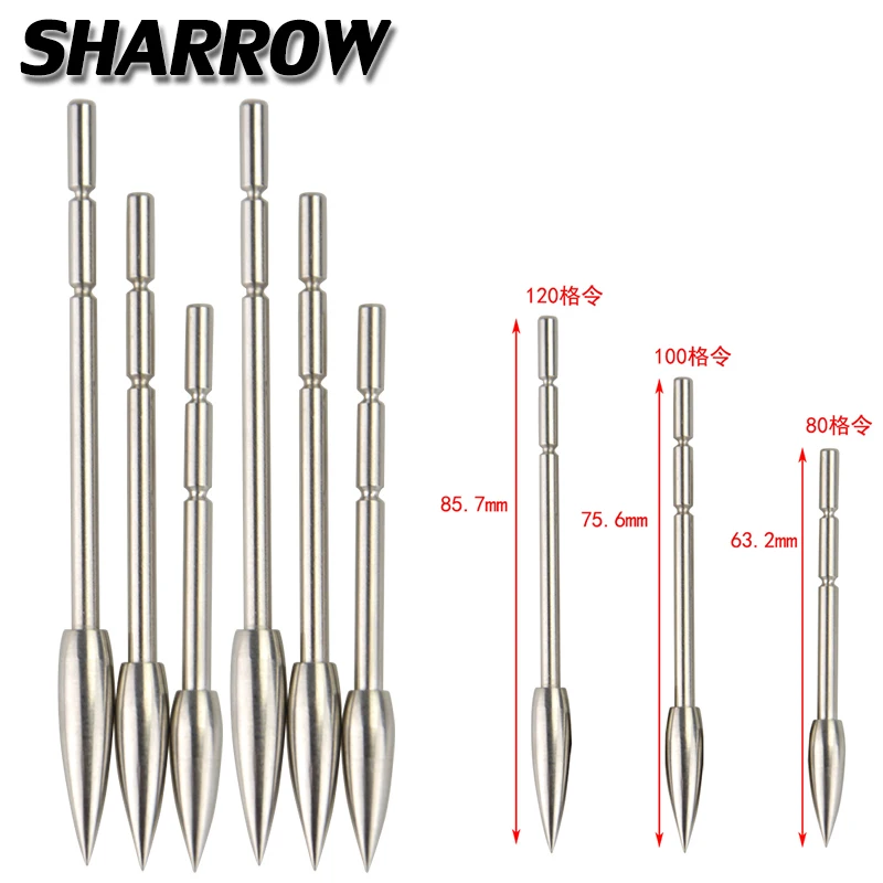 20/50Pcs Archery Arrowheads 80Gr 100Gr 120Gr Tips Insert Point Target Practice ID3.2mm Shaft Hunting Bow Arrow Accessories
20/50Pcs Archery Arrowheads 80Gr 100Gr 120Gr Tips Insert Point Target Practice ID3.2mm Shaft Hunting Bow Arrow Accessories