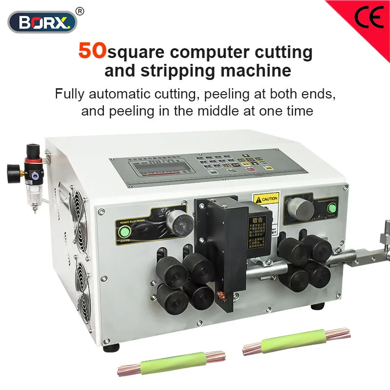 Automatic 50 mm square computerized wire stripper cutting cable peeling machine Power cable stripping machine
Automatic 50 mm square computerized wire stripper cutting cable peeling machine Power cable stripping machine