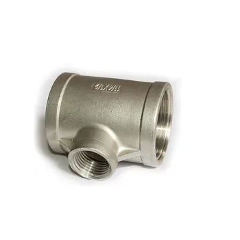 1/2"X1/4"X1/2" Female Tee Threaded Reducer Pipe Fittings F/F/F Stainless Steel SS304 New High Quality