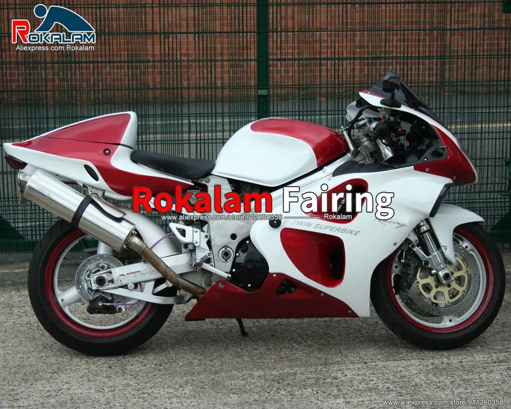 

Обтекатель комплект для Suzuki TL1000R 1998 1999 2000 2001 2002 2003 TL 1000R 98-03 белый красный мотоцикл кузовов (литья под давлением)