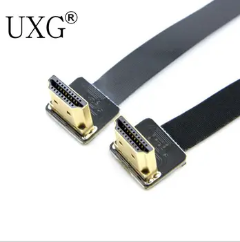 Cable plano HDTV FPC 0,2 M FPV Dual Up ángulo 90 grados HDMI tipo A macho para fotografía aérea multicóptero 10CM 50CM 
Cable plano HDTV FPC 0,2 M FPV Dual Up ángulo 90 grados HDMI tipo A macho para fotografía aérea multicóptero 10CM 50CM