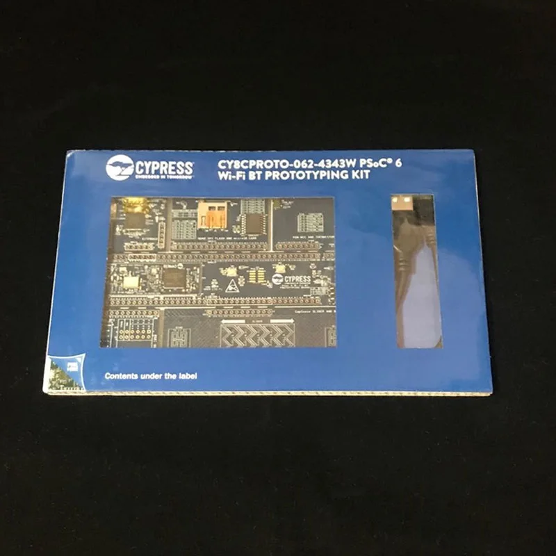 1 pcs x CY8CPROTO-062-4343W ARM PSoC6 WiFi- BT ultra low power kit Development Board
1 pcs x CY8CPROTO-062-4343W ARM PSoC6 WiFi- BT ultra low power kit Development Board