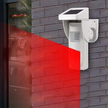 Siren Strobe Alarm System Solar Powered Dual Infrared Motion Sensor Detector Wireless PIR Sensor Detector with 16 Voices Alertor
Siren Strobe Alarm System Solar Powered Dual Infrared Motion Sensor Detector Wireless PIR Sensor Detector with 16 Voices Alertor