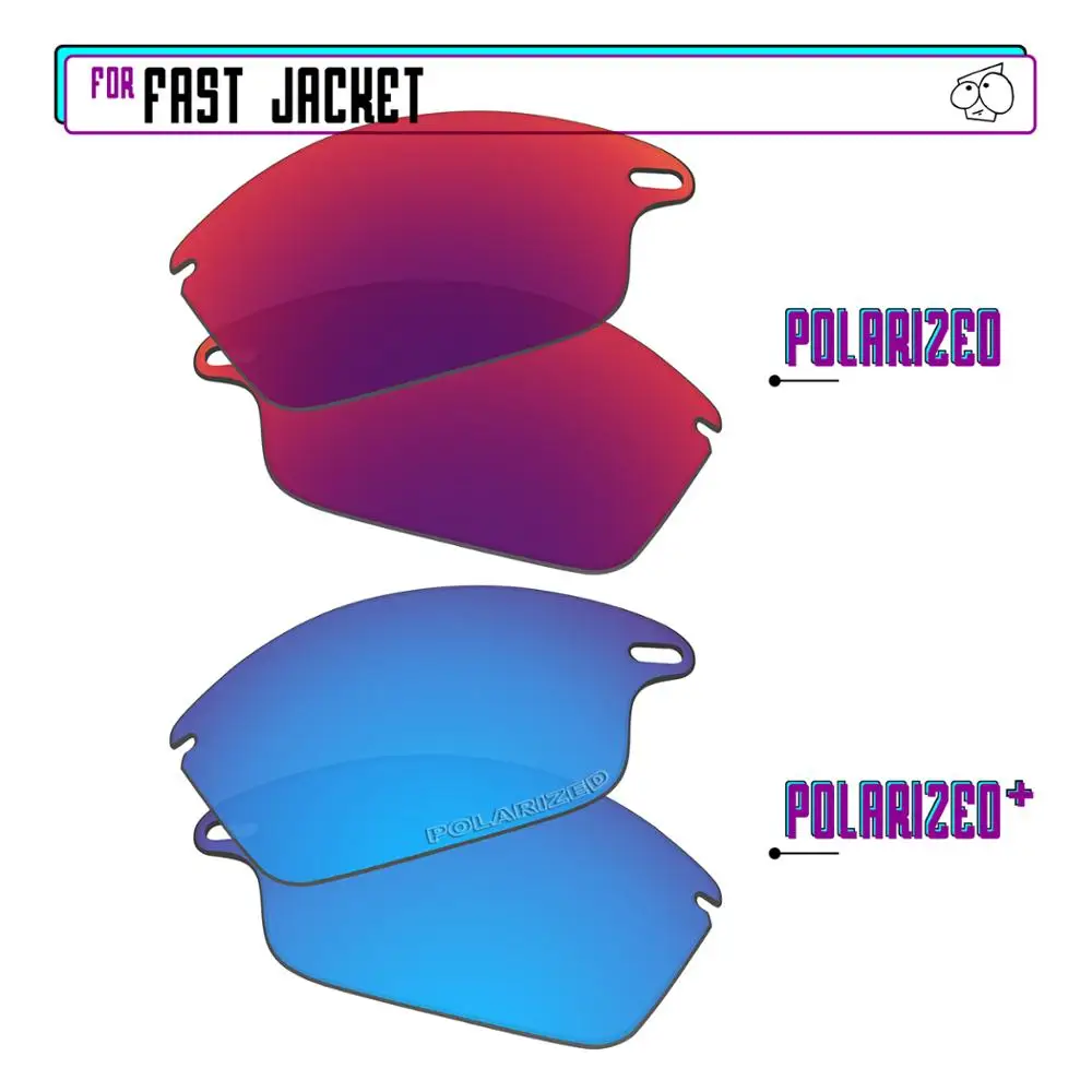 EZReplace Polarized Replacement Lenses for - Oakley Fast Jacket Sunglasses - BlueP Plus-MidnightP
EZReplace Polarized Replacement Lenses for - Oakley Fast Jacket Sunglasses - BlueP Plus-MidnightP