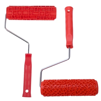 Promotion! 2Pcs 7Inch Embossed Painting Roller with Plastic Handle for Wall Decor - EG317T-Stone & EG319T
Promotion! 2Pcs 7Inch Embossed Painting Roller with Plastic Handle for Wall Decor - EG317T-Stone & EG319T