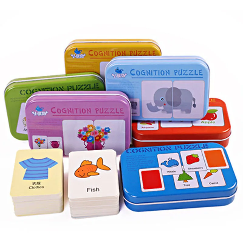 Baby Toys Infant Early Head Start Training Puzzle Cognitive Card Cartoon Vehicl/Fruit/Animal/Life Set Pair Puzzle Matching Game
Baby Toys Infant Early Head Start Training Puzzle Cognitive Card Cartoon Vehicl/Fruit/Animal/Life Set Pair Puzzle Matching Game