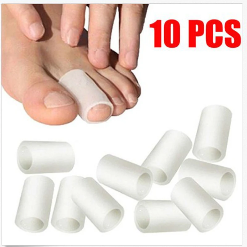 10 Pcs Silicone Gel Finger Tube Protector Toe Sleeves for Friction Pain Relief Foot Care Tool Finger Protect
10 Pcs Silicone Gel Finger Tube Protector Toe Sleeves for Friction Pain Relief Foot Care Tool Finger Protect