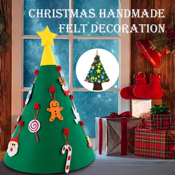 Christmas Handmade Felt Decoration Children Handmades Gift DIY Three-dimensional Felt Cloth Tree Hanging Festive Party Supplies
Christmas Handmade Felt Decoration Children Handmades Gift DIY Three-dimensional Felt Cloth Tree Hanging Festive Party Supplies